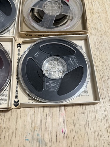 Menge 6 gebrauchte 5" Zoll Tonbänder gemischte Marken Scotch Supertape - Bild 6 von 8