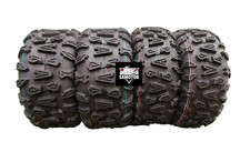 TRENO COMPLETO 25X8 R12 25X10 R12 KIT 4 GOMME QUAD 25/8 R12 E 25/10 R12 6 TELE