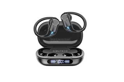 Gibutech AuraliX Sport wasserdichte kabellose Ohrhörer mit 1800mAh Powerbank Hülle