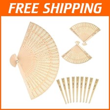 Fragrant Sandalwood Fans - 50 Pack for Special Occasions