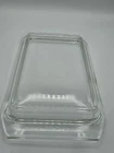 Vintage PYREX 550 C 22 Space Saver *Lid Only* Clear Glass Rectangle