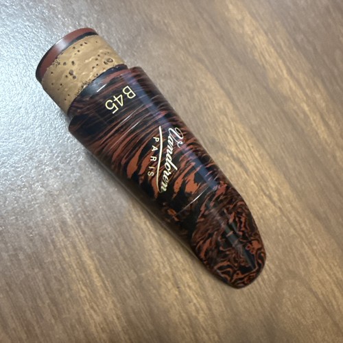 Vandoren B45 Bb Clarinet Marbled Hard Rubber Mouthpiece Charles Bay Reface O-M