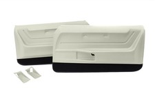 Deluxe Door Panels Wo Trim - White For 1968-1969 Camaro Deluxe Door Panels Wo Trim - White For 1968-1969 Camaro