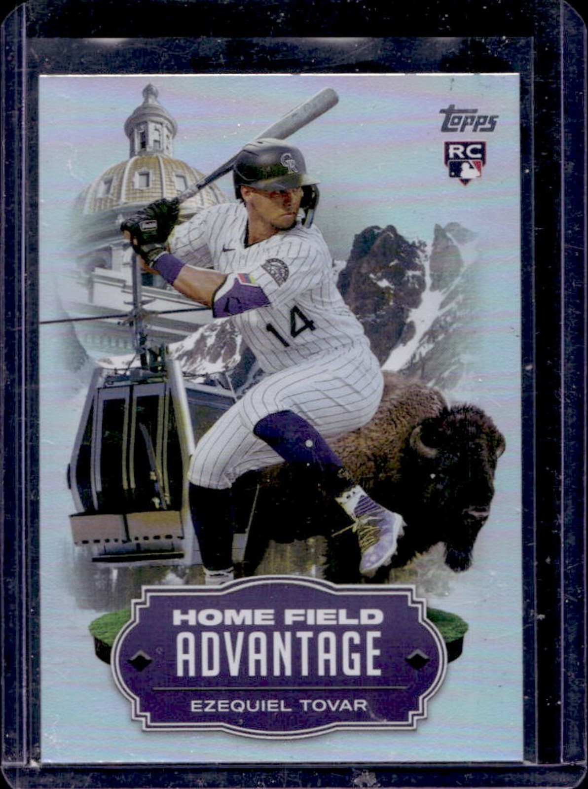 2023 Topps Update Ezequiel Tovar Home Field Advantage RC #HA-22 Rockies