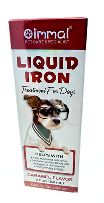 Oimmal Liquid Iron for Dogs 2 fl oz. - 60ml   For Energy and Vitality