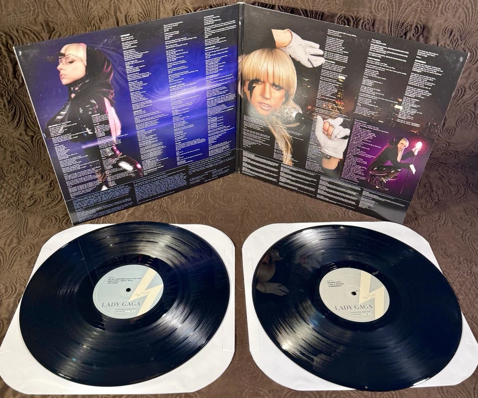 Lady Gaga - The Fame - Vinyl Album 2x LP Streamline Records 2nd Press Repress Foto 2 de 4