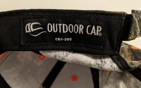 Newton Electric Supply NES Mossy Oak Green Camo/Orange Baseball Hat Hook&Loop