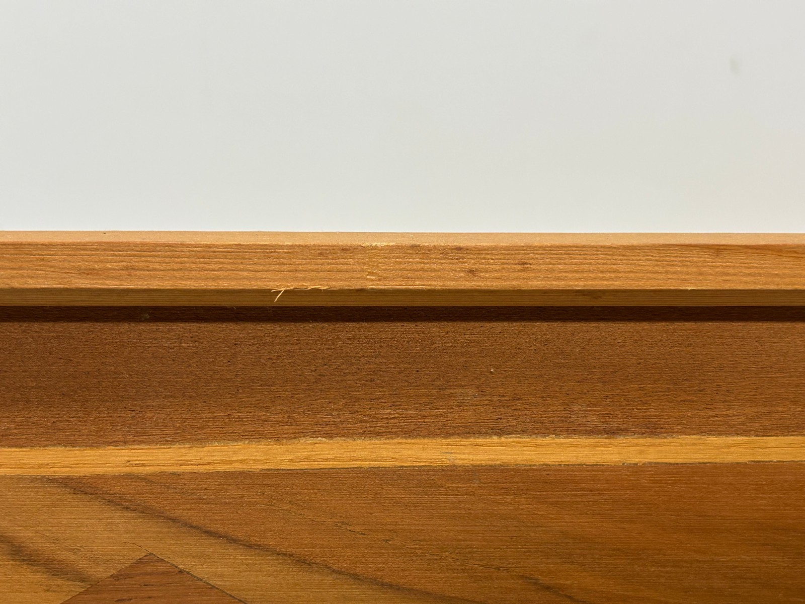 Vtg Inlay Inlaid Wood Marquetry Wall Art Town City Bridge Framed 30" x 18.25"