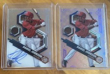 2018 Bowman High Tek Purple Prospects + Autograph #PHT-DJ Daniel Johnson Lot