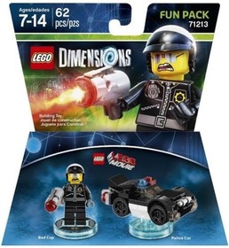 LEGO DIMENSIONS 4 pack Benny 71214, Emmet 71212, Bad Cop 71213 Unikitty 71231