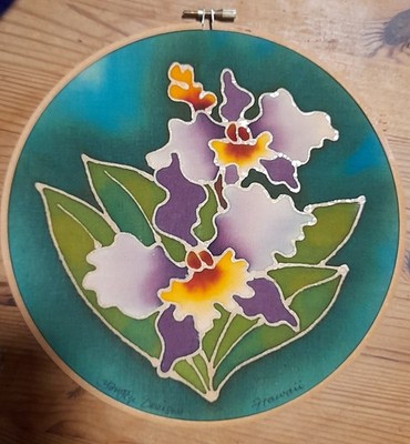 Batikmalerei im Rahmen aus Tideline Gallery Hawaii