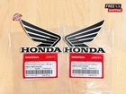2x Genuine Honda Wing Logo Tank Emblem Sticker Decal For Rebel 300 500 85mm