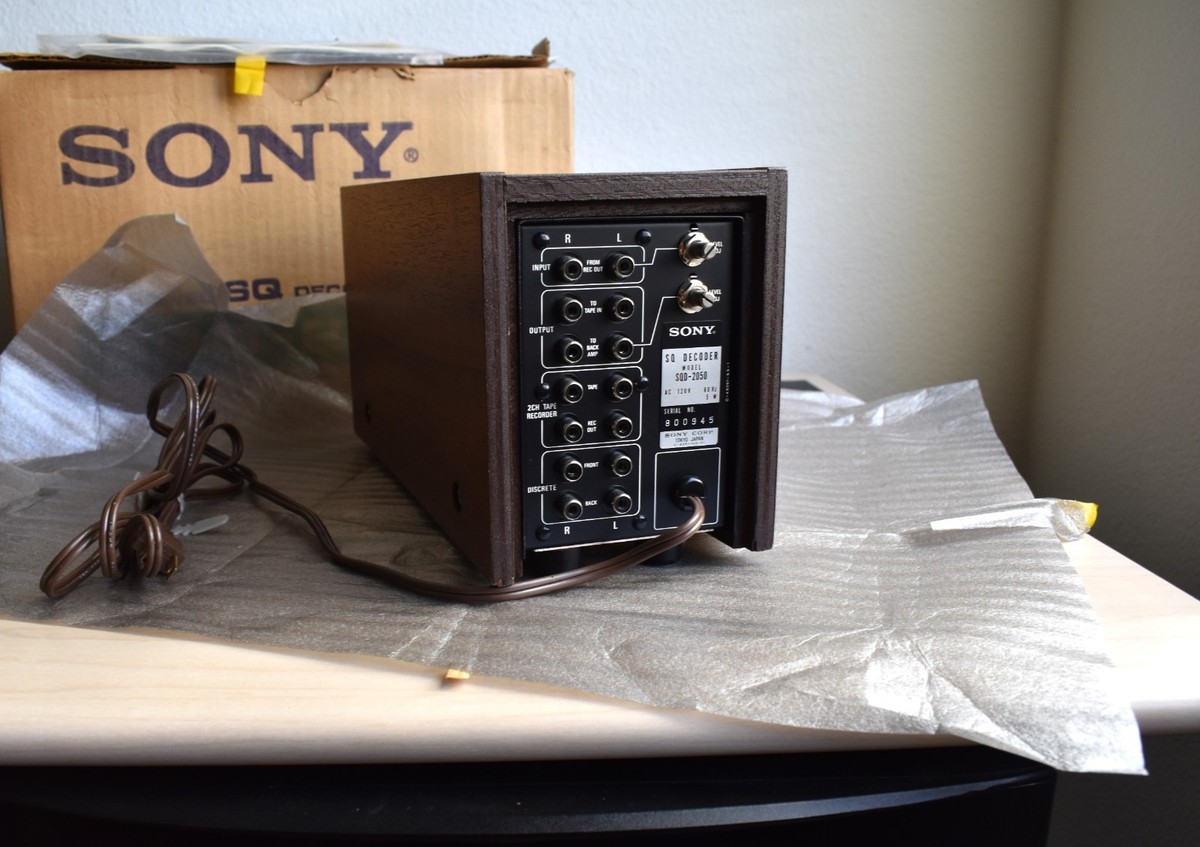 Vintage Sony SQD-2050 4 Channel SQ Decoder - New open box - With