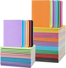 Small Lined Notepads Bulk 60 Pack Mini Journal Pocket Notebooks Set Colorful Cov
