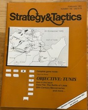 OBJECTIVE: TUNIS Board Game  Strategy&Tactics V 140 Exc. Condition