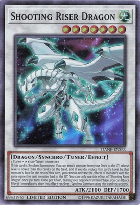 Shooting Riser Dragon Super Rare DANE-ENSE3 NM
