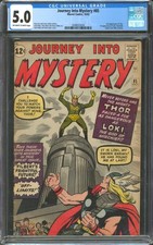Journey Into Mystery #85 CGC 5.0 Marvel Comics 1962 1st Appearance of Loki