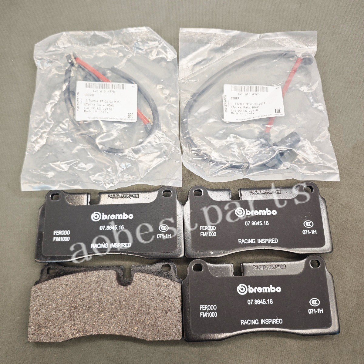 Rear Brake Pad Set 4S0698451J 420615437B For Lamborghini Huracan