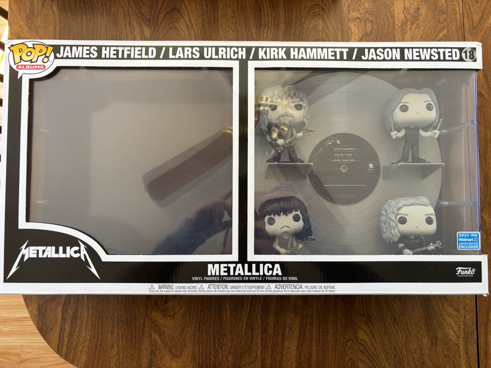 Funko Pop! Albums Metallica The Black Album #18 Walmart Exclusive 2021