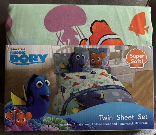 Disney Pixar Findet Dorie Polyester Twin Bettwäsche Set Neu - Bild 2 von 4