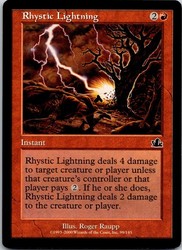 Rhystic Lightning - Prophecy #99 Common Instant