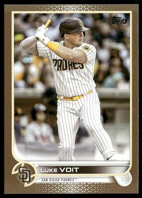 Luke Voit 2022 Topps Update Gold #US36 SN San Diego Padres /2022