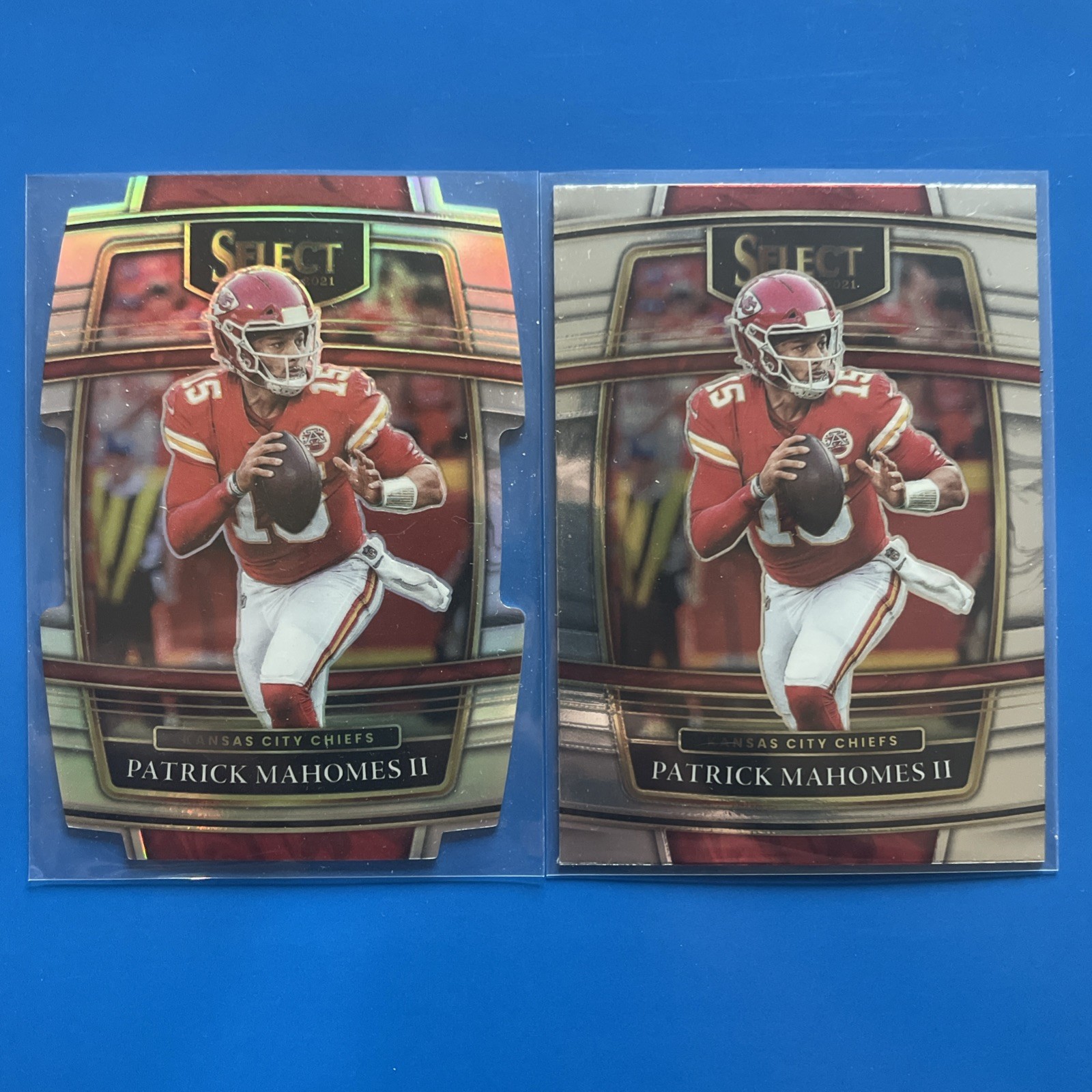 2021 Panini Select - Concourse Patrick Mahomes II #2 Silver Prizm Die-Cut 