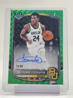 TOUNDE YESSOUFOU 2025-26 BOWMAN CHROME U 1ST GREEN GEOMETRIC AUTO /99 Q3882