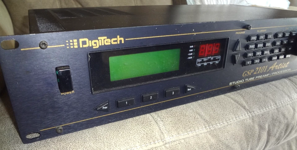 Digitech Artist GSP-2101 Studio Tube Preamp/Multi Effects Guitar Processor - Image 3 of 4