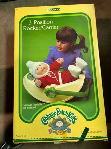 Cabbage Patch Kids 3-Position Rocker/Carrier, Vintage 1983 #3912 New In Box NRFB