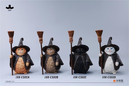 JXK Wizard Animal Scene Decoration Cat Model Collection Gift Toys - Imagen 4 de 27