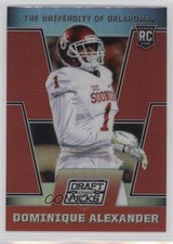 2016 Panini Prizm Collegiate Draft Picks Red Dominique Alexander #215 0d2