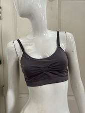 COOBIE Dark Mauve Purple Seamless Cropped Bra Top One Size