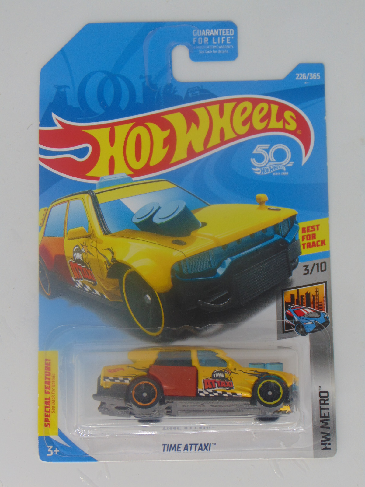 2018 HOT WHEELS - TIME ATTAXI - 1:64