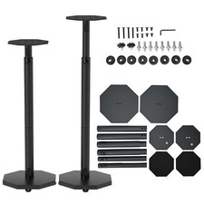 2 × Floor Speaker Stands Adjustable Height for Studio Monitor Speaker Stands UK
