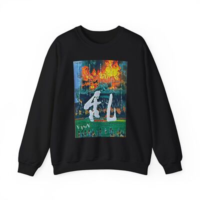 Ran Graphic Print Art Movie Chirashi LS Unisex Heavy Blend  Crewneck Sweatshirt
