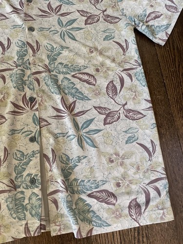 Burma Bibas Floral Mens Button Down Shirt Medium - Picture 3 of 12