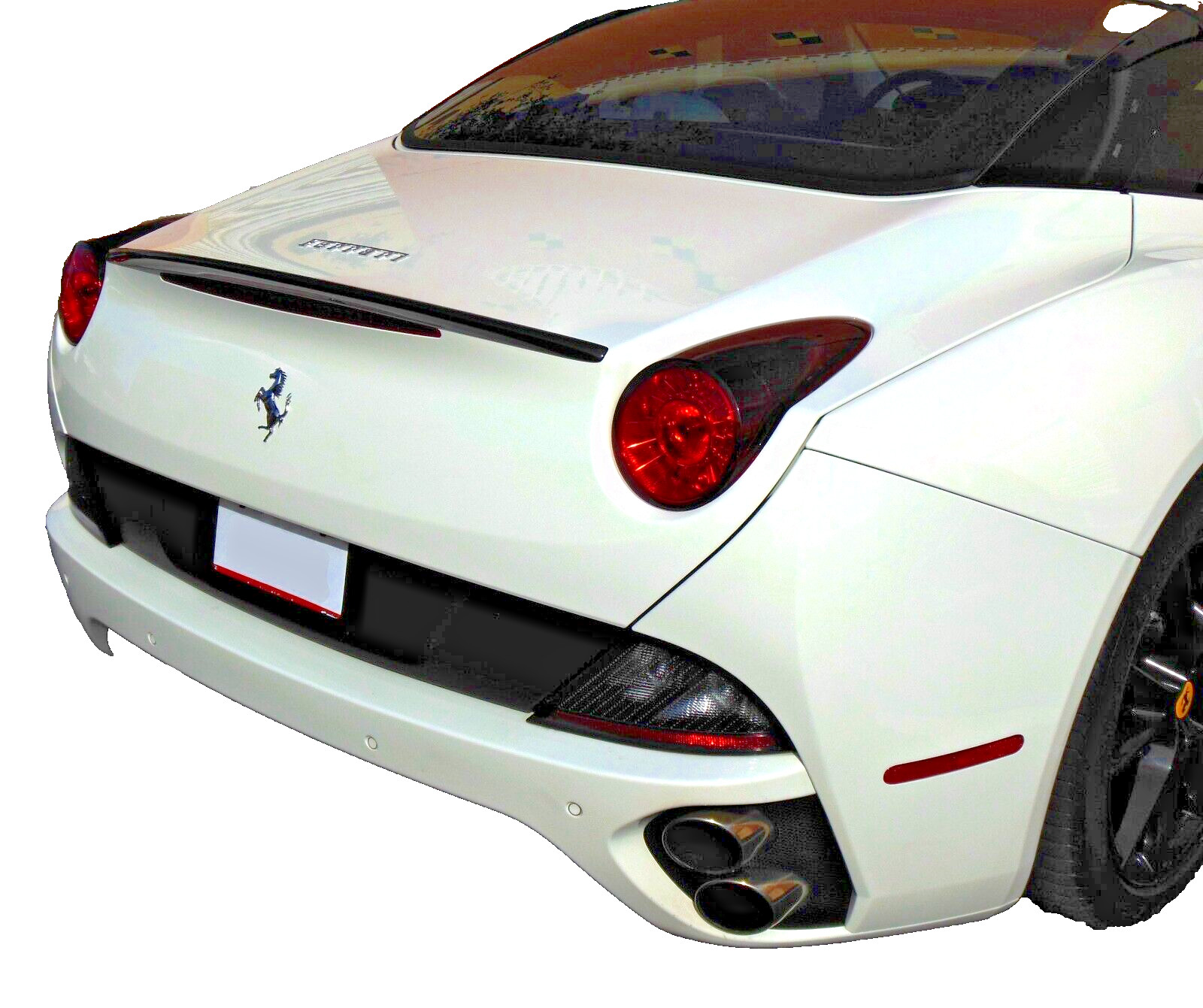 2008-13 Ferrari California Tesoro Flush Mount Trunk Lip Spoiler CF Made in USA