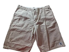 Men's Khaki Color DC Brand Shorts Size 36