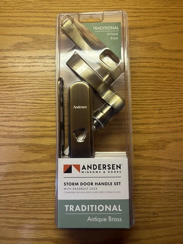 Andersen Traditional Antique Brass Storm Door Handle 3000/4000 EZ 92895