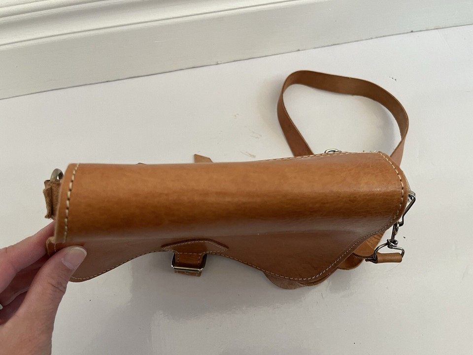 Made in Greece Genuine Leather Saddlebag Crossbody Bag Purse eBay