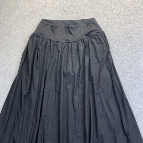 Halara Breezeful High Waist Split 2-in-1 Flowy Maxi Skirt Panty Black Large NEW - Picture 6 of 11