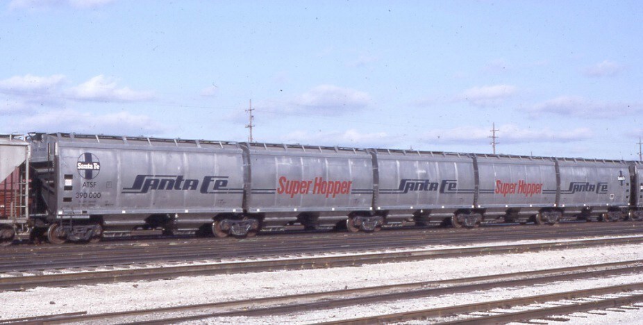 Santa Fe Super Hopper Decal Set HO Scale | eBay