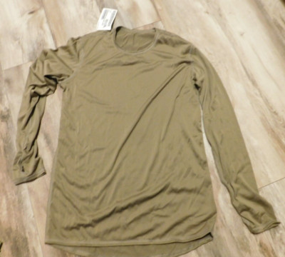 MILLIKEN LIGHT WEIGHT TAN COLD WEATHER UNDERSHIRT G III SIZE SMALL - REG NEW