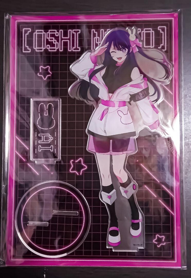 nishikyakko様オーダーページ Oshi No Ko Hoshino Ai Mega Acrylic Stand Black Pink 2025 Don