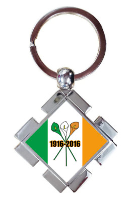 Schlüsselanhänger Ostern Aufstieg Irland Luxus Puzzle-Form Metall in Geschenkbox