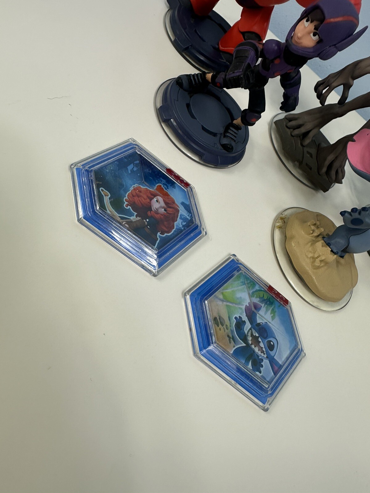 Disney Infinity 2.0 Figures Bundle Baymax, Stitch , Groot ,Hiro And