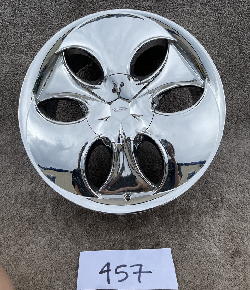 17” KMC ALF Chrome Wheel 17x7 Inch 061199302 6 Spoke 5 Lug 10 Bolt