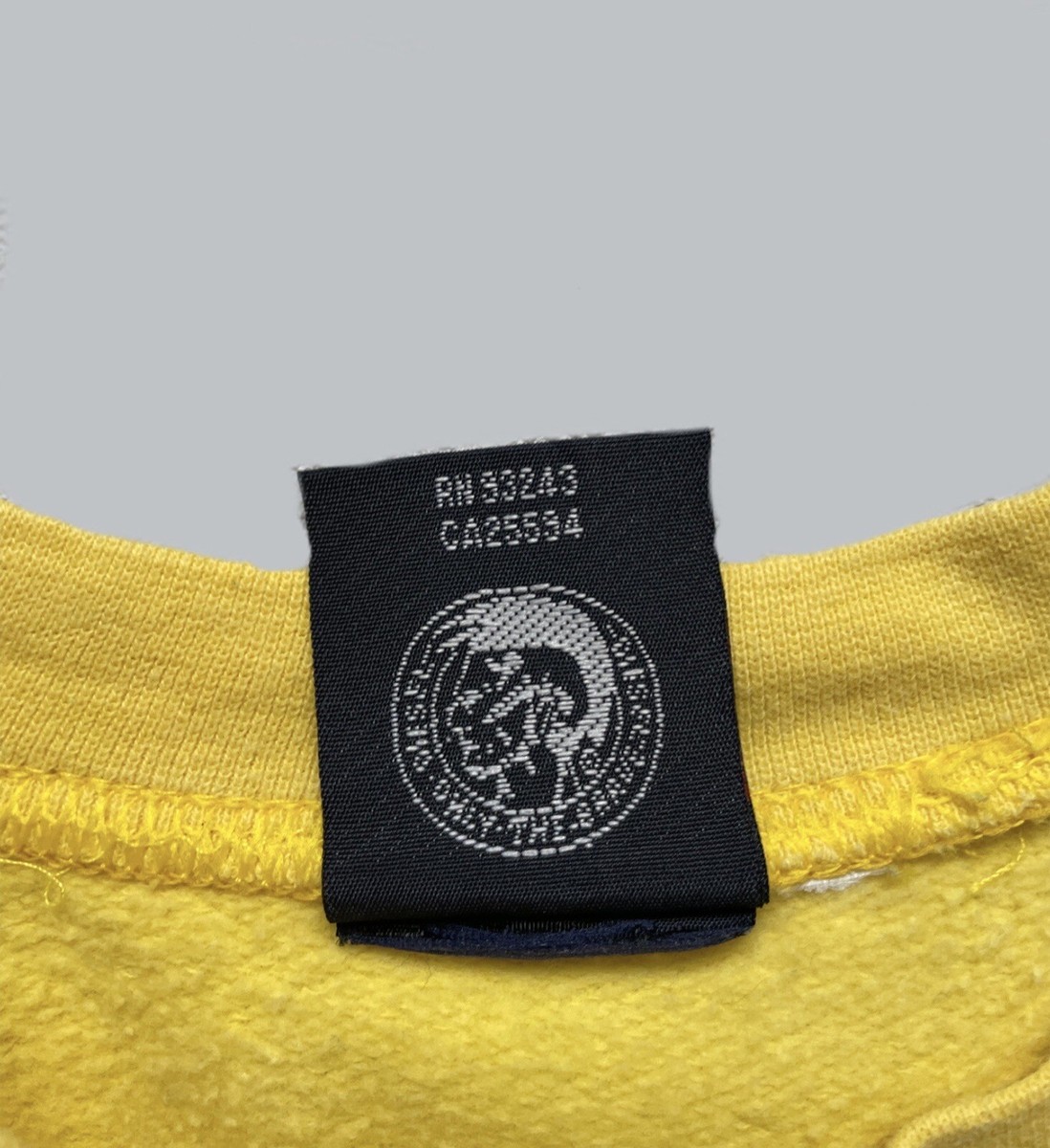 VINTAGE DIESEL Denim Division Women's Yellow Sweatshirt Size S | eBay