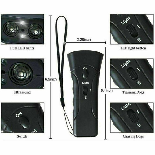 Pet Gentle Ultrasonic Anti-Bell Anti Dog Barking Hundetraining Anti-Bark Sa· - Bild 8 von 10